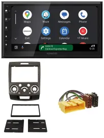 Kenwood DAB Bluetooth USB MP3 2DIN Autoradio für Ford Ranger Mazda BT50 ab 06