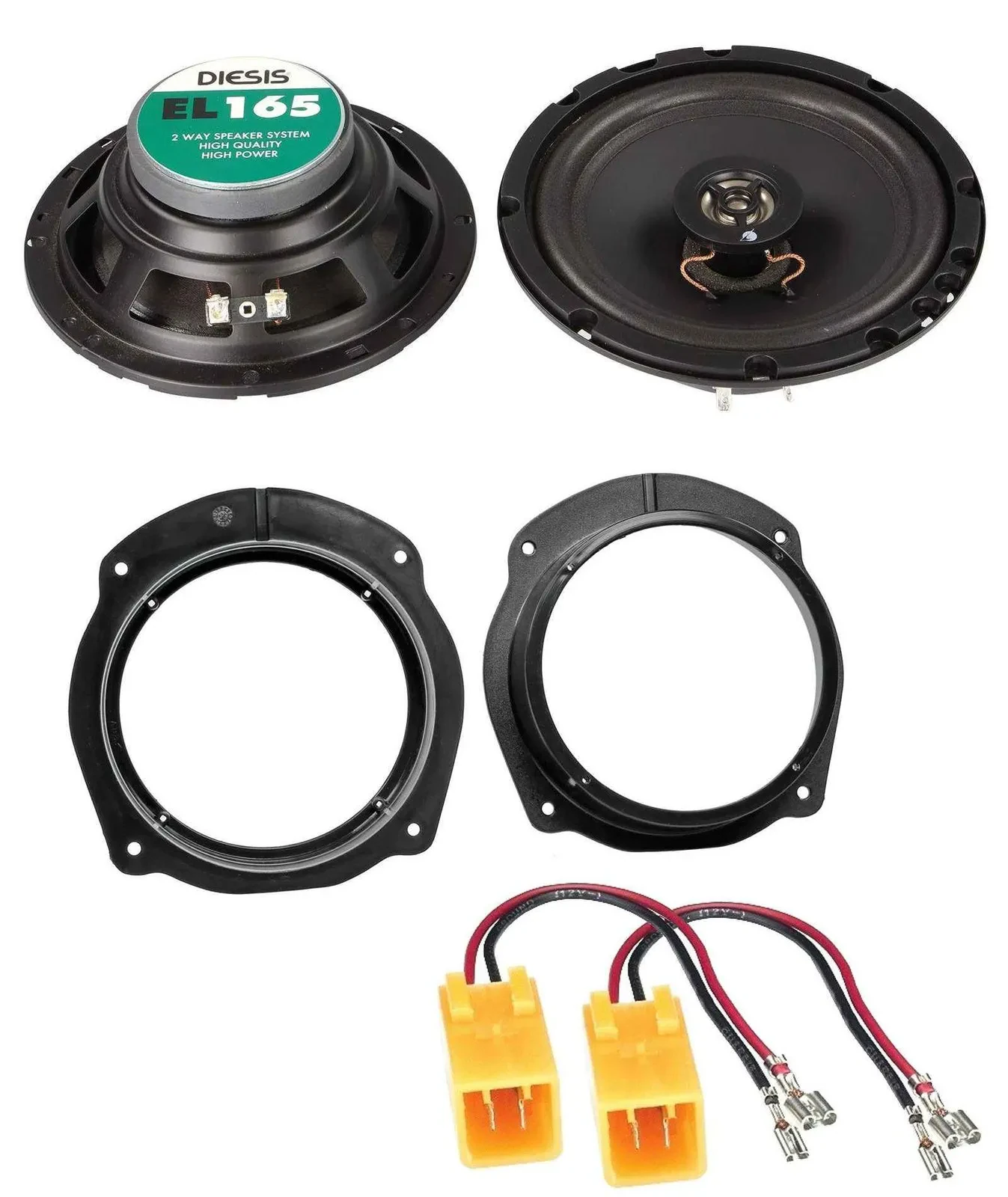 Динамик для автомобиля ACV 16.5 см, 100W, 2-полосный, для Fiat Stilo/Bravo/Croma и Lancia Delta