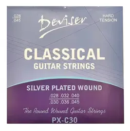 Струны для классической гитары Deviser PX-C30 Silver Plated Hard Tention