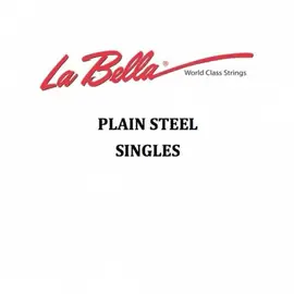 Струна для акустической и электрогитары La Bella PS015, сталь, калибр 15