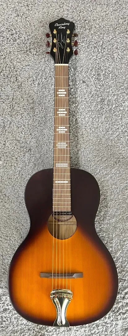 Recording King RPS-JTE-T Justin Townes Earle Single O Acoustic Guitar - B-Stock