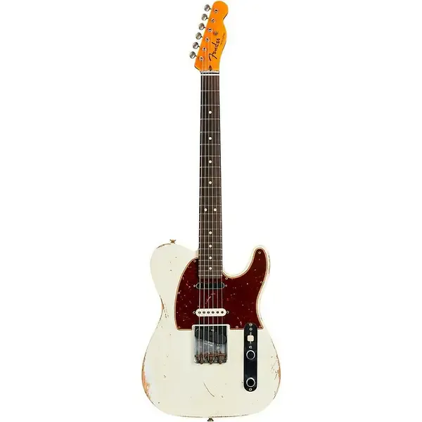 Электрогитара Fender Custom Shop Nashville Telecaster Relic Rosewood FB Aged Olympic White