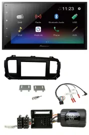 Pioneer USB Bluetooth DAB 2DIN Lenkrad Autoradio für Toyota Proace Citroen Jumpy