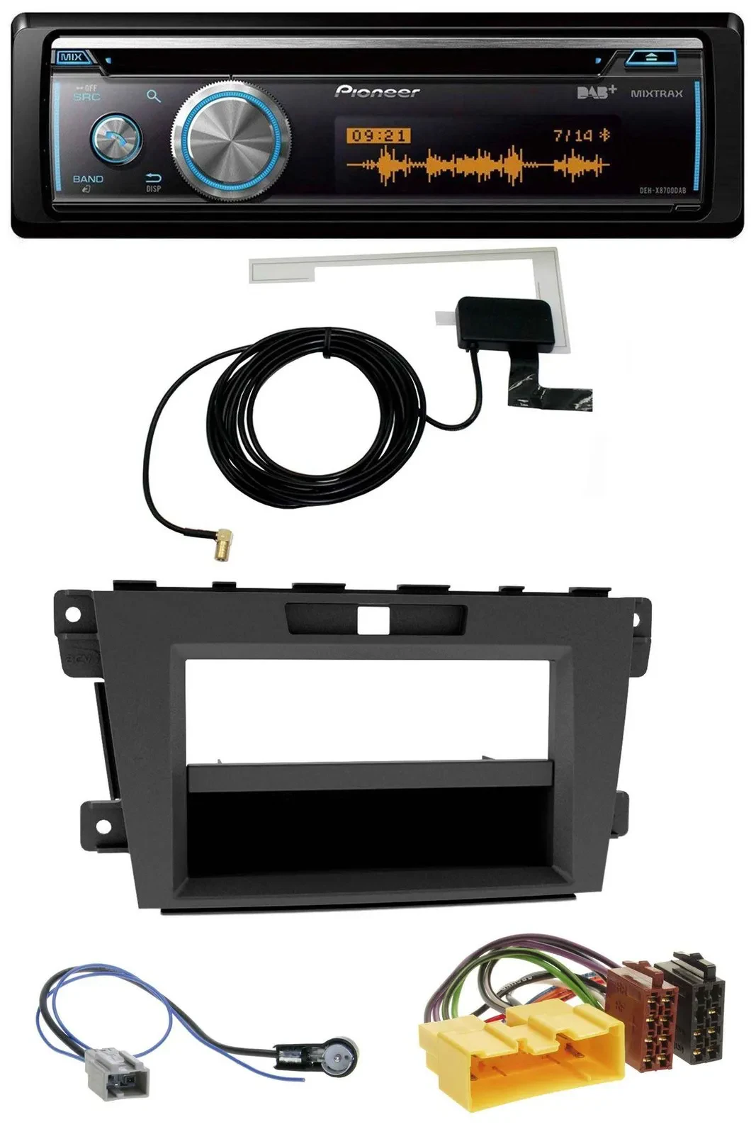 Автомагнитола для Mazda CX-7 (2009–2013) Pioneer Bluetooth, DAB, USB, CD, MP3