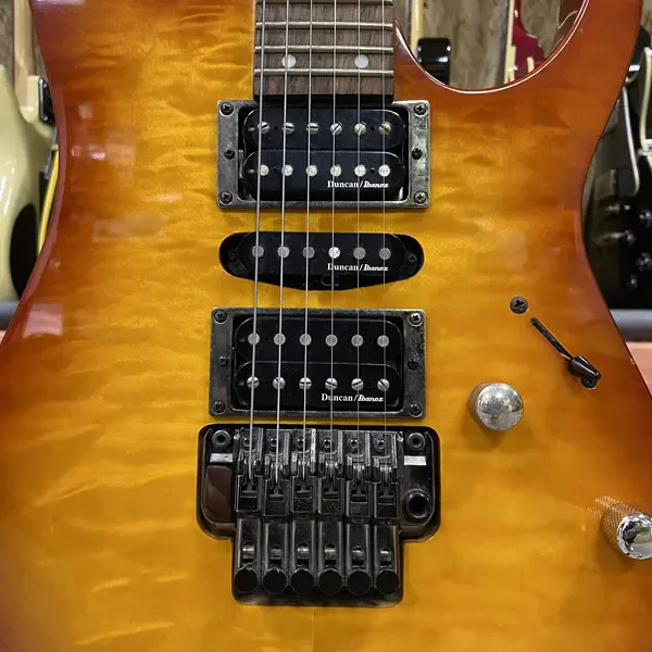 Ibanez RG470 QMD HSH Sunburst w/gigbag Indonesia 2013 купить в SKIFMUSIC |  469493