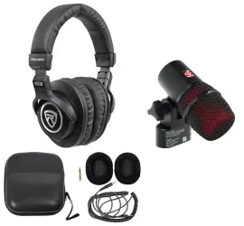 Se Electronics V BEAT Black Drum Microphone Toms/Snare/Percussion+Headphones