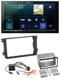 Pioneer MP3 Bluetooth USB 2DIN DAB Autoradio für Seat Alhambra Leon Toledo