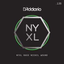 Струна одиночная D'Addario NYXLB135T NYXL Nickel Wound Bass Single 135
