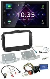 Автомагнитола для Alfa Romeo Giulietta (2013–2021) JVC 2-DIN, DAB, Bluetooth, USB, поддержка управления на руле