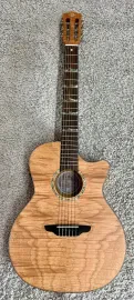 Luna WL CEDAR NYL E  Woodland Cedar Nylon Acoustic-Electric Guitar Natural