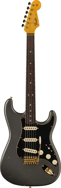 Электрогитара Fender Custom Shop Limited Edition 1965 Dual Mag Strat Journeyman Relic Charcoal Frost