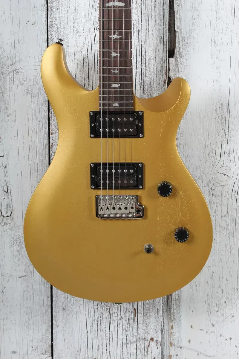 PRS SE CE 24 Standard Satin Electric Guitar Gold Metallic Satin with Gig Bag