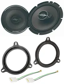 Pioneer 16,5cm 3-Wege 320Watt Lautsprecher für Nissan Note Qashqai Fronttür Auto