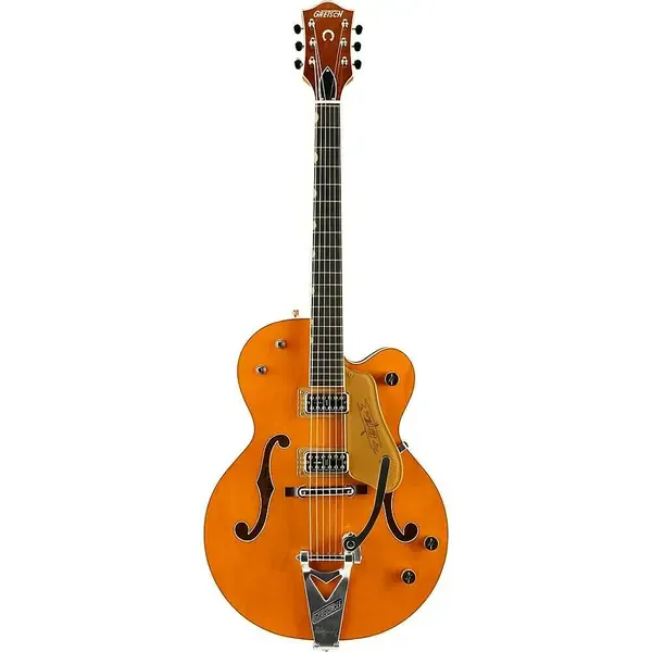 Электрогитара полуакустическая Gretsch G6120T-59 Vintage Select Edition '59 Chet Atkins w/Bigsby Vintage Orange