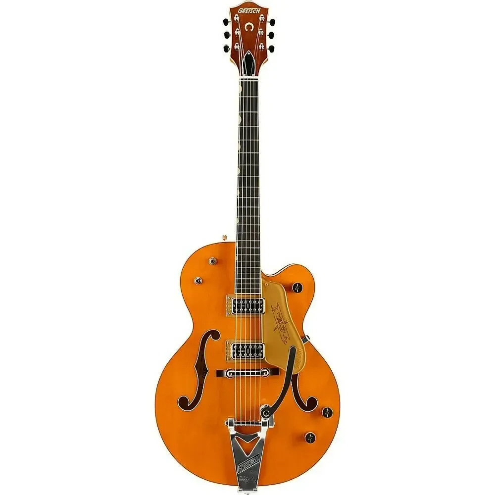 Электрогитара полуакустическая Gretsch G6120T-59 Vintage Select Edition '59 Chet Atkins w/Bigsby Vintage Orange