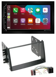 ESX 2DIN DAB USB MP3 Bluetooth Autoradio für Kia Soul (AM, 2008-2011)