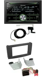 Автомагнитола для Mercedes M-Class W164 (2005–2011) Pioneer 2-DIN CD USB MP3 Bluetooth DAB