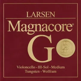 Larsen Strings Magnacore Arioso Cello G String 44 Size, Medium Tungsten Ball End