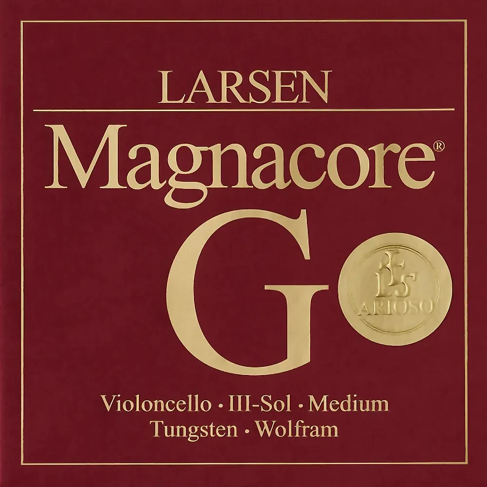 Larsen Strings Magnacore Arioso Cello G String 44 Size, Medium Tungsten Ball End