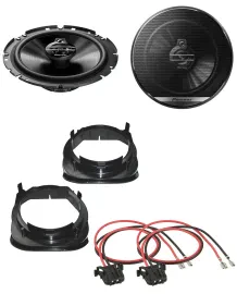 Автодинамики для Mercedes C-Class Limousine Pioneer 3-полосные 6.5" 300W