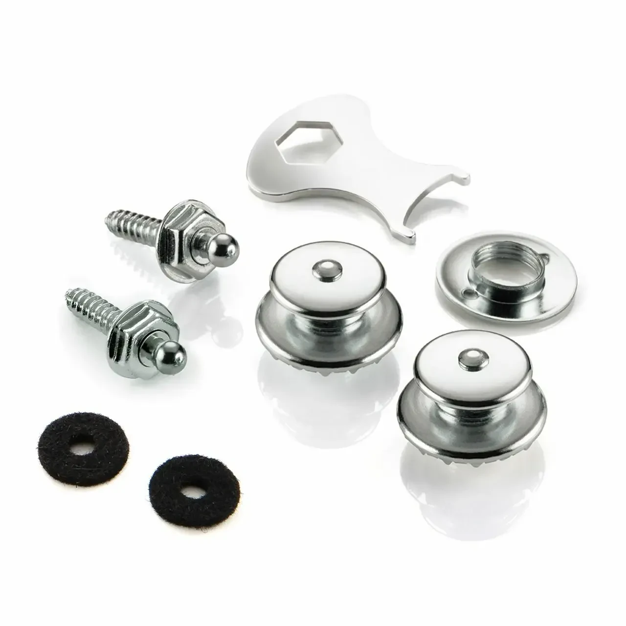 Крепление гитарного ремня LOXX BOX MUSIC Security Locks Chrome (пара)