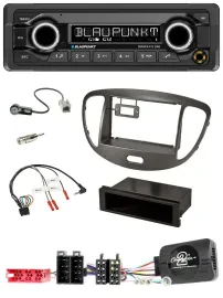 Blaupunkt Bluetooth DAB Lenkrad USB Autoradio für Hyundai i10 ISO 2009-13 dunkel