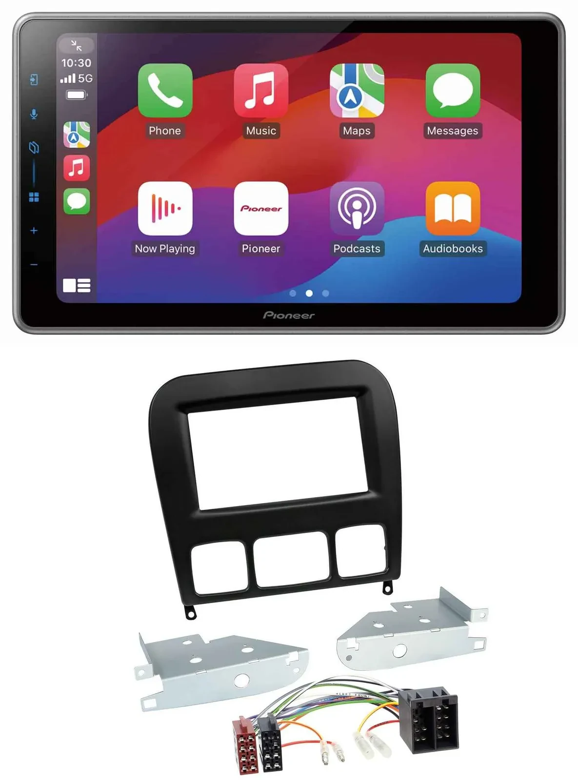 Pioneer MP3 USB DAB Bluetooth 2DIN Autoradio für Mercedes S-Klasse 1998-2005 sch