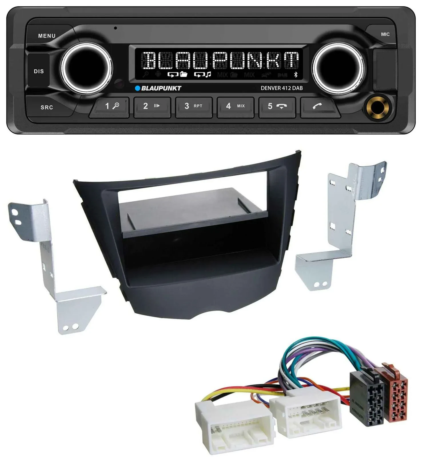 Blaupunkt Bluetooth DAB MP3 USB Autoradio für Hyundai Veloster (ab 2011)