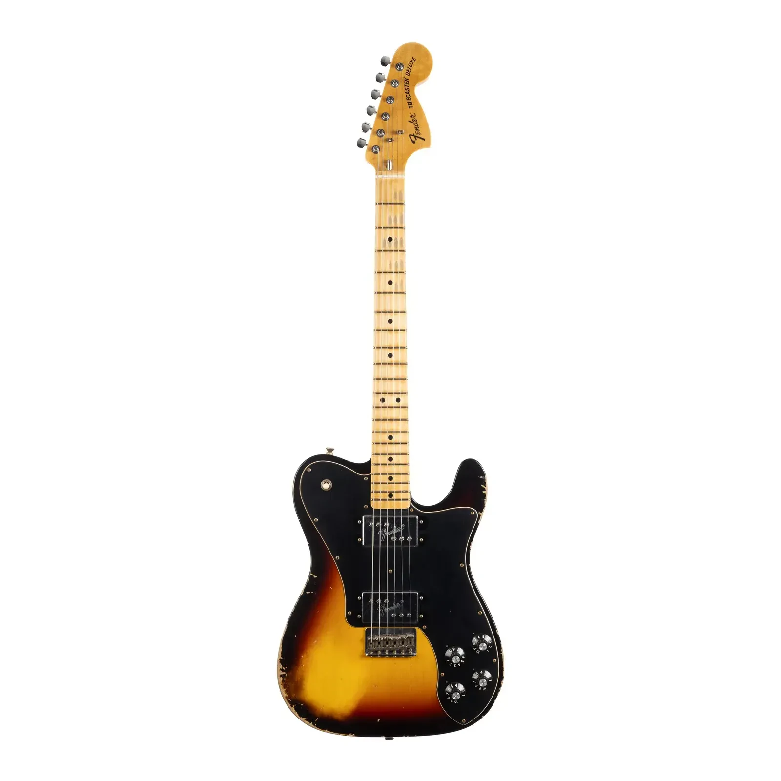 Электрогитара Fender Custom Shop 1976 Telecaster Deluxe Relic 3 Tone Sunburst