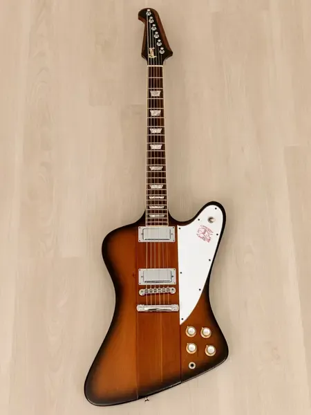 Электрогитара Gibson Firebird V Vintage HH Sunburst w/gigbag USA 1990