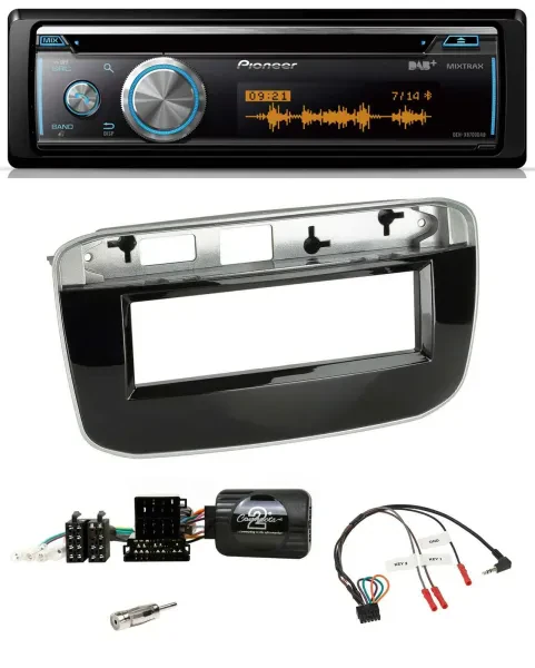 Pioneer Lenkrad DAB USB CD Bluetooth Autoradio für Fiat Punto Punto Evo ab 2009