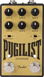 Педаль эффектов для электрогитары Fender Pugilist V2 Distortion черный