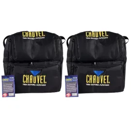 2 Chauvet CHS-40 Travel Bag/Case Circus/Scorpion Storm FX/Gobo Zoom/Eclipse+More