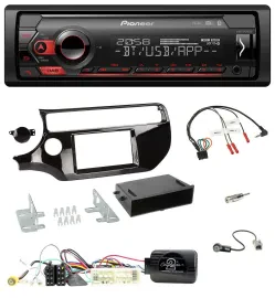 Pioneer Lenkrad USB DAB Bluetooth Autoradio für Kia Rio UB Facelift 2017-2023 pi