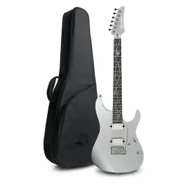 Ibanez TOD10 Tim Henson Signature Electric Guitar w Gig Bag  Classic Silver
