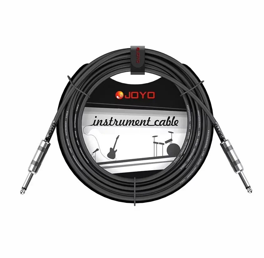 Кабель инструментальный Joyo CM-04-BK 6.3 мм Jack–Jack (моно), 4.5 м, черный