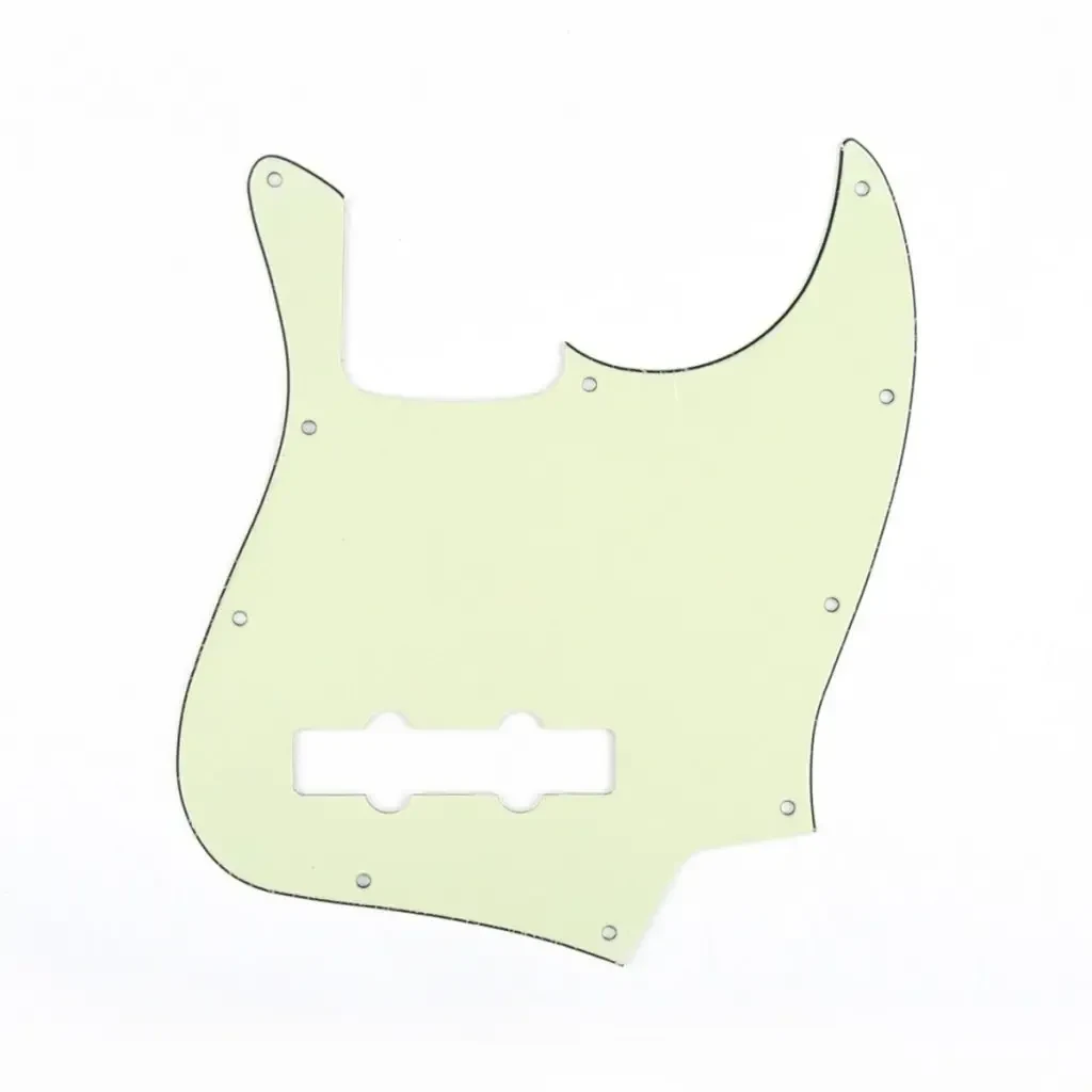 Пикгард Musiclily MX0408 Jazz Bass, 3 слоя, мятно-зеленый