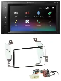 Pioneer DAB MP3 2DIN Bluetooth USB Autoradio für Nissan Note (2005-2013)