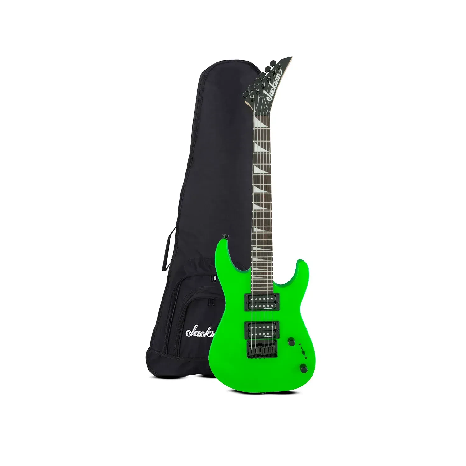 Электрогитара Jackson JS1X JS Series Dinky Minion Neon Green с чехлом