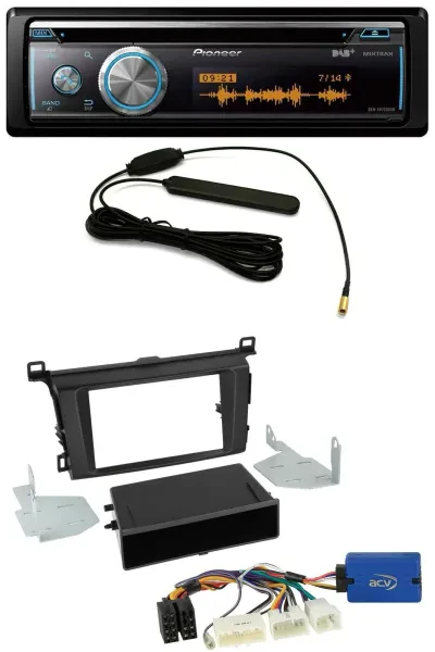 Pioneer CD USB Bluetooth DAB MP3 Autoradio für Toyota RAV-4 (ab 2013)