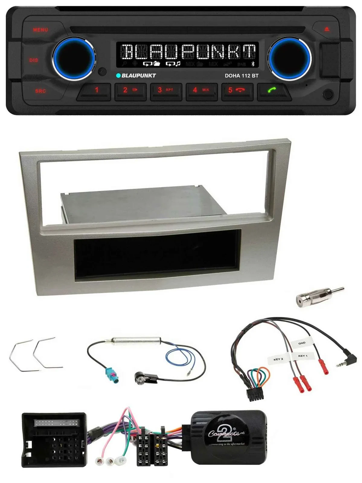 Blaupunkt Lenkrad MP3 CD Bluetooth USB Autoradio für Opel Zafira B Astra H Corsa