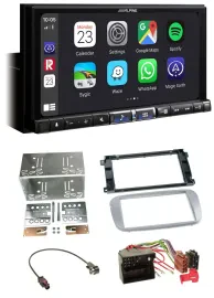 Alpine 2DIN DAB USB MP3 Bluetooth Autoradio für Ford Galaxy C-Max Focus ab 2007