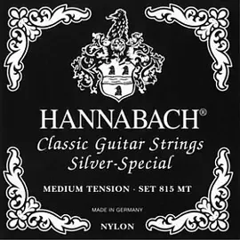 Струны для классической гитары Hannabach 815MT Black SILVER SPECIAL 28-43