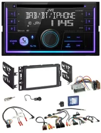 JVC Lenkrad USB 2DIN DAB Bluetooth CD Autoradio für Buick Enclave Lucerne 2006-2