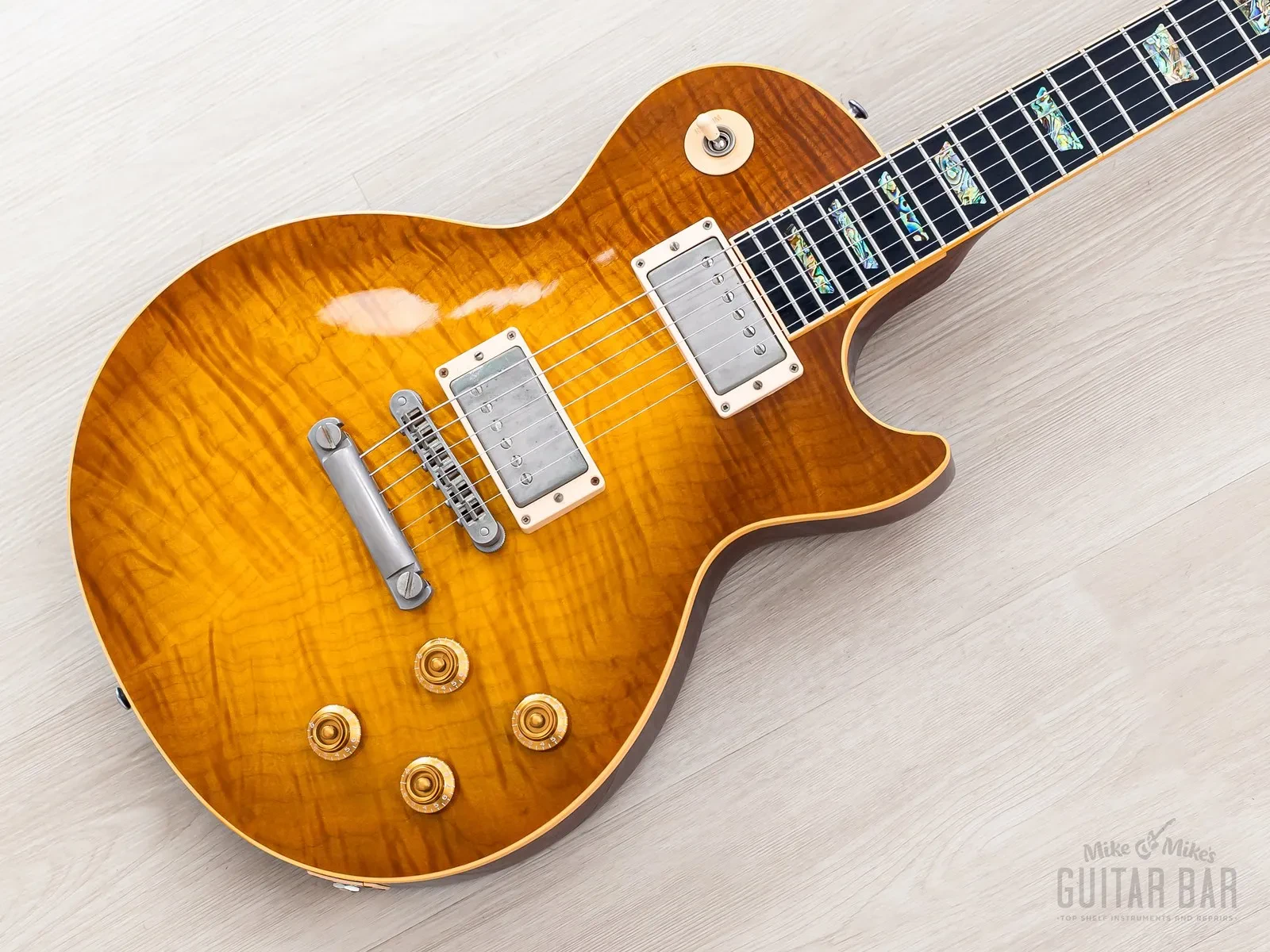 1998 Gibson Custom Shop Les Paul Elegant Butterscotch AAA Flame Top w/ Case
