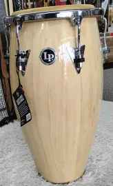 LP Classic II Series Conga with Chrome Hardware Regular 12.5 in. Tumba Natural