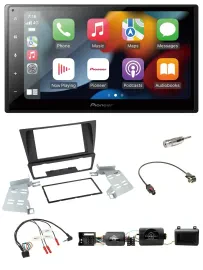 Pioneer DAB Bluetooth 2DIN USB Lenkrad Autoradio für BMW 3er E90 E91 E92 E93 PDC