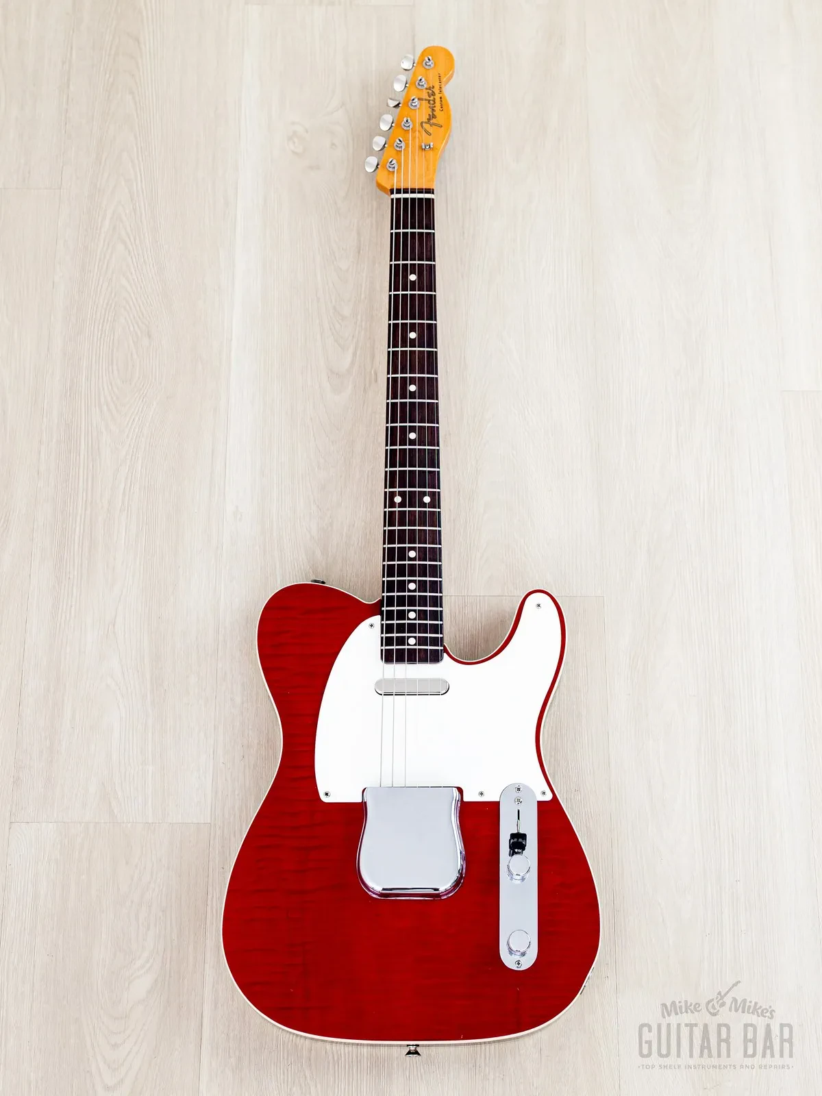 Электрогитара Fender American Vintage 1962 Telecaster Custom Designer Edition SS Crimson Red Transparent w/case USA 2000
