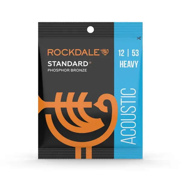 Струны для акустической гитары Rockdale Standard Phosphor Bronze Heavy 12-53