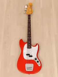 Бас-гитара Fender Mustang Bass MB98-70SD Short Scale Vintage Reissue P Fiesta Red w/gigbag Japan 2005